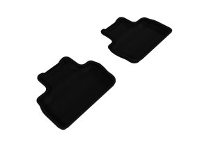 Lexus IS Floor Mats - Rear - 3D MAXpider - Kagu - Black - `06-`13